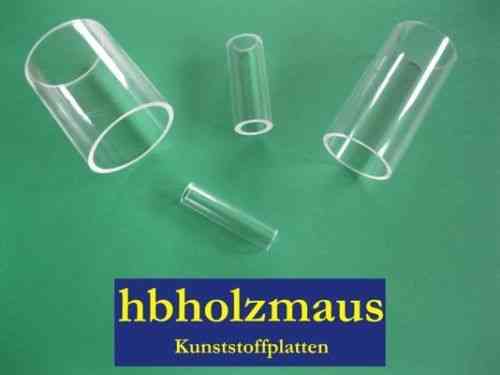 PLEXIGLAS® Rohr Acrylglas XT Klar Ø 20/16 mm Zuschnitt 1000 mm 