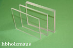 1 Kg - Acrylglas klar - Reste 4 mm Materialstärken (150)